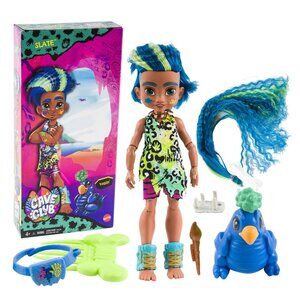 Cave Club: Meet the Cave Club - Prehistoric Poseable Slate Doll by Mattel Coll.
